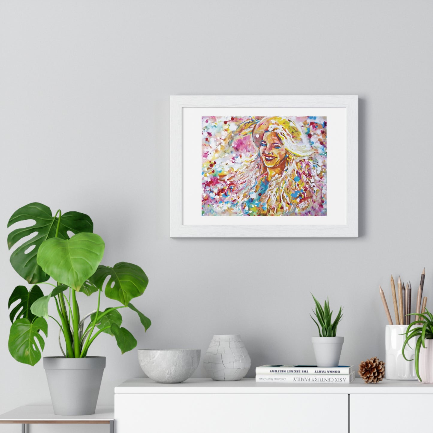 Sun in the Hair – Gallery-Framed Art Print
