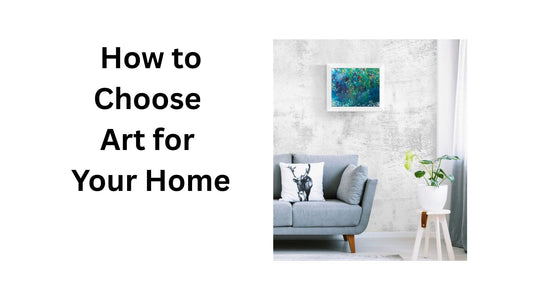 Discover how to choose original art for your home. Contemporary abstract artist Diana Dimova – TRAXI shares a thoughtful guide to finding paintings