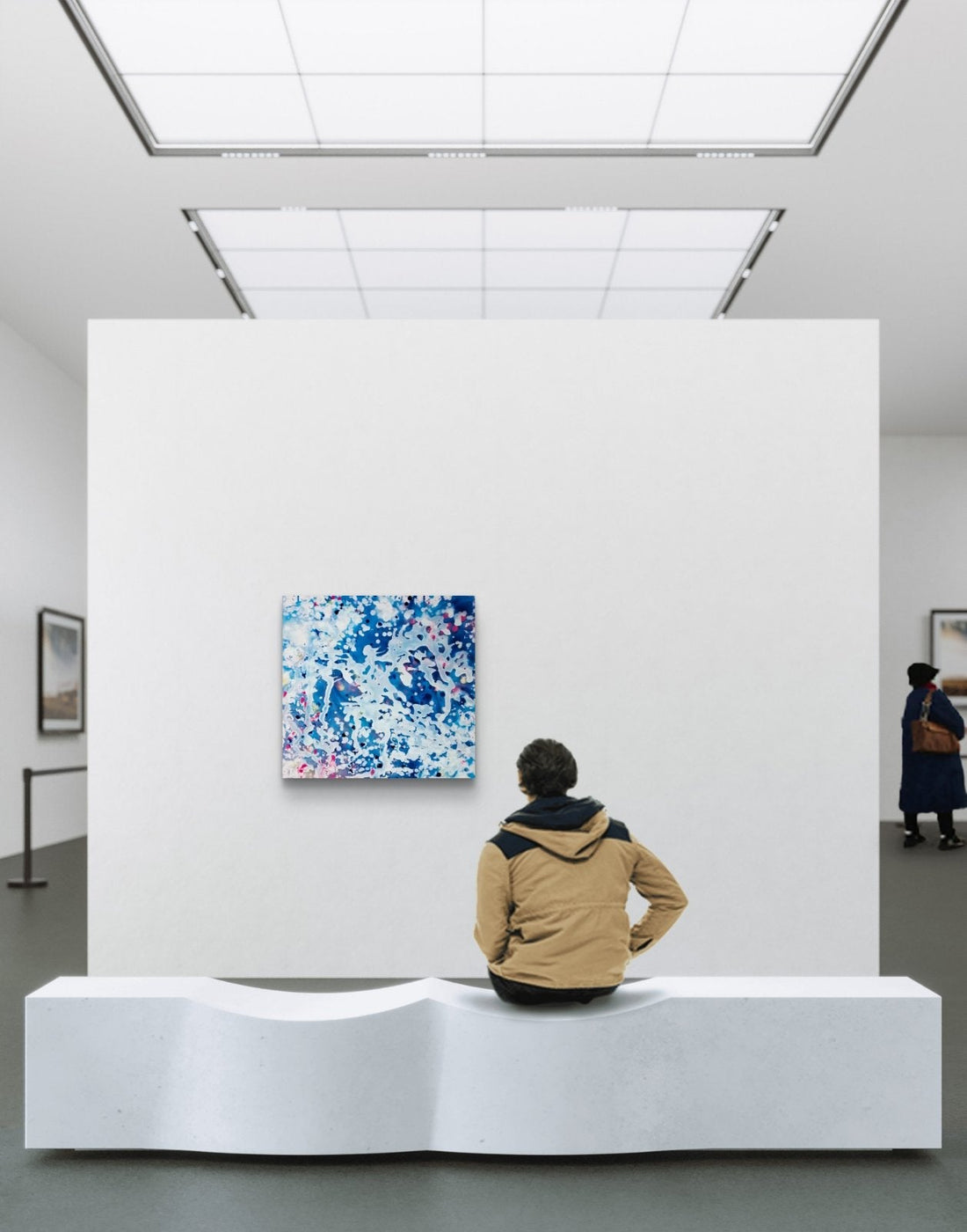 The Magic of Abstract Art: "Prayer" Painting | TRAXI