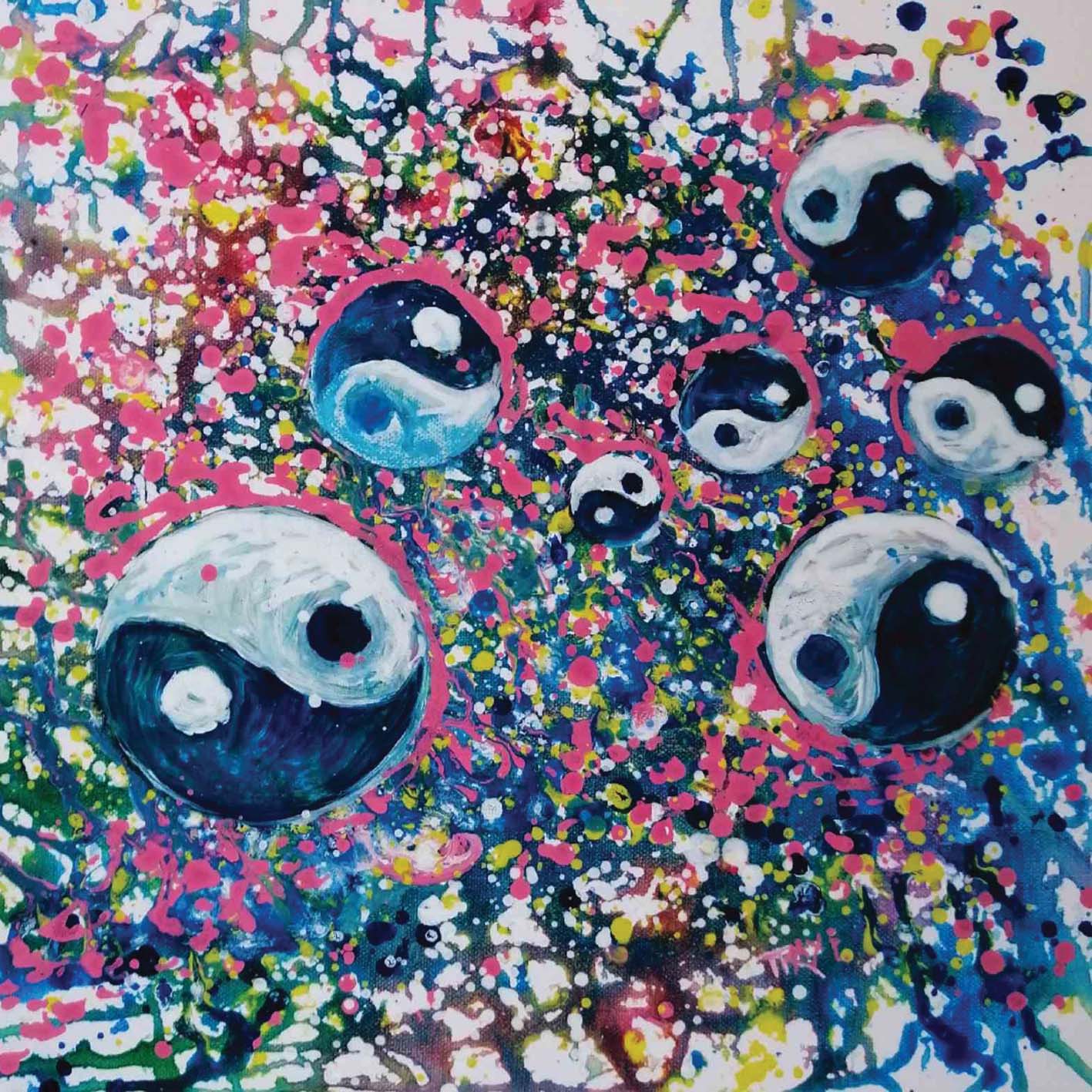 Conceptual contemporary painting from the SPIRIT collection by TRAXI ART, magical intuitive artwork