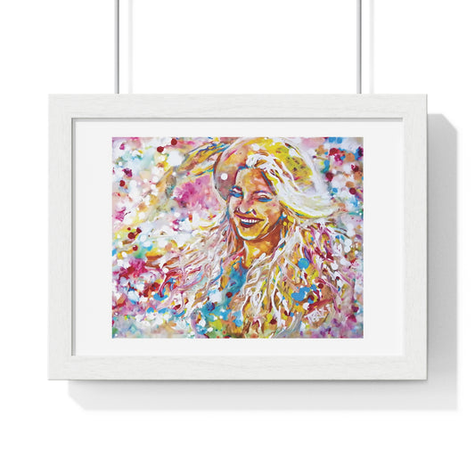 Sun in the Hair – Gallery-Framed Art Print